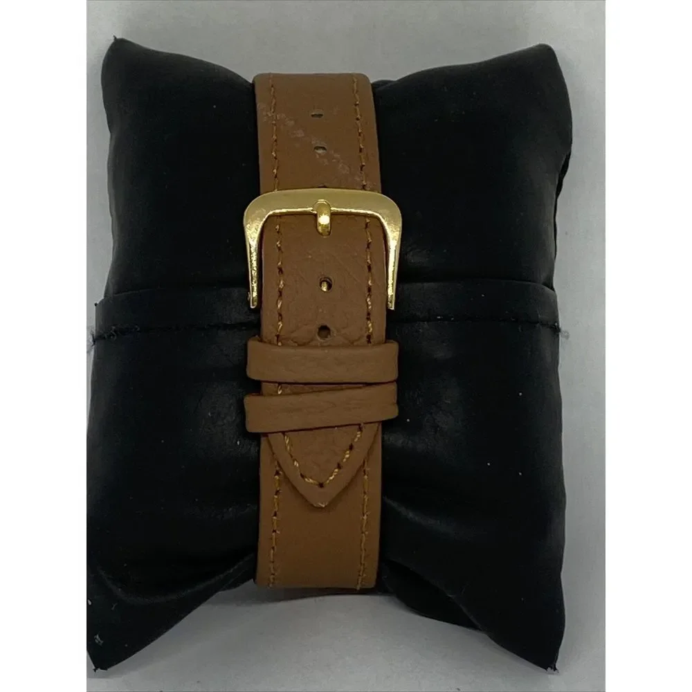 Fossil ES2681 Women's Brown Leather Analog Silver Dial Quartz Wrist Watch HK996